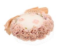 GALPADA Sombrero Estilo Natural para Novia Flores Delicadas Color Rosa para Bodas Fiestas de Té y Ocasiones Especiales