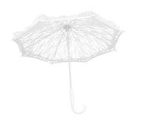 GALPADA Sombrilla De Encaje Elegante para Bodas Paraguas Fotográfico Decorativo Sombrilla De Novia Artesanal Accesorios Vintage y Fotografías