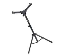 GALPADA Soporte Ajustable para Batería de 12 Pulgadas Estructura de Hierro y ABS Color Negro Soporte para Pads de Práctica y Caja Altura Regulable para Entrenamiento de Batería y Uso