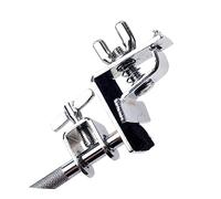 GALPADA Soporte de Abrazadera para Cencerro de Tambor y Compatible Mayoría de Cencerros Metálico Color Plata