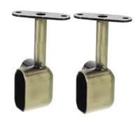 GALPADA Soporte De Barra De Armario De Esquina 90 Grados Soporte Metálico Resistente Corrosión Diseño Engrosado Adecuado para Armarios y Baño Pack De 2 Unidades