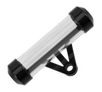 GALPADA Soporte De De Impuestos Para Motocicleta Tubo Acrílico Individual Instalación y Diseño Práctico Para De Moto y Bicicleta Color Rojo Negro