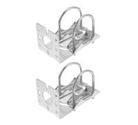 GALPADA Soporte de Montaje en L para Antena Exterior de Aleación de Aluminio Resistente Intemperie Kit 2 Piezas para Poste de Antena Sujeción Segura y Redes Inalámbricas