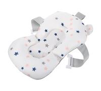 GALPADA Soporte para Asiento de Baño Ñiño, Almohadilla Flotante Estrella, Malla 3d Transpirable y Antideslizante para Bañeras, Cuna de Baño Ligera de Secado Rápido para Recién Nacido
