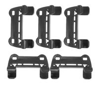 GALPADA Soporte para Bomba de Bicicleta Paquete de 5 Piezas Negro de Nylon Clip de Fijación Portátil Accesorio Resistente para Inflador para Cuadro de Bicicleta