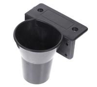 GALPADA Soporte para Destornilladora Eléctrica de Plástico Negro, Organizador Práctico y Resistente para Herramientas de Electricista Profesional, Fácil de Instalar en Pared