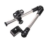 GALPADA Soporte para Sombrilla de Bicicleta y Coche Eléctrico, Estructura de Acero Inoxidable y Plástico, Paraguas de Tres Secciones Ajustable, Protección Solar y Lluvia, Color Aleatorio