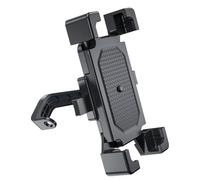 GALPADA Soporte para Teléfono Móvil Material Plástico Práctico y Resistente para Motocicleta y Bicicleta Montaje en Espejo Retrovisor, Diseño Mecánico Seguro