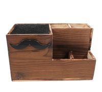 GALPADA Soporte para Tijeras y Peines de Peluquería Madera Organizador Multifuncional para Herramientas de Salón Estuche de Almacenamiento Resistente para Barbería y Color Aleatorio