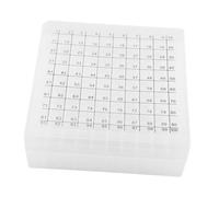 GALPADA Soporte para Tubos de Ensayo Numerado de Plástico Resistente con Compartimentos para Almacenamiento Compacto y Fácil Gestión de Muestras para Laboratorio