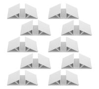 GALPADA Soporte Triangular para Puerta de Mascotas Base de Refuerzo Blanca 10 Piezas Patas Estabilizadoras para Barreras y Cercas de Perros Compatible Paneles de Aislamiento Uso