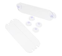 GALPADA Soportes para Tarjetas de Peaje Transparentes con Ventosas para Parabrisas, Paquete de 3 Unidades, Montaje sin Herramientas, Titular de Permiso de Estacionamiento Ultrafino