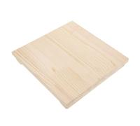 GALPADA Tabla de Arcilla para Manualidades 24x24x1.7 Cm, Base de Exhibición de Esculturas de Madera Maciza, Tablero de Absorción de Agua para Esculpir Cerámica, Herramienta para Bricolaje