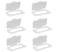 GALPADA Tapa Reutilizable para Toallitas Húmedas de Ñiño, Cubierta de Plástico Blanco Buena Hermeticidad para Varios Envases, Paquete de 30 Piezas