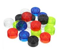 GALPADA Tapas de Pedal para Guitarra Eléctrica 20 Unidades en Varios Colores Plástico Duradero para Pedales de Efectos Adecuado para Conciertos y Grabaciones