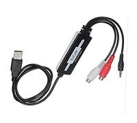 GALPADA Tarjeta De Captura De Audio Usb Adaptador De Audio Para Cinta De Casete Grabadora Usb De Tocadiscos De Vinilo Wav