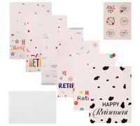 GALPADA Tarjeta de Felicitación para Jubilación Diseño Delicado y Cartón Resistente, Accesorio Adecuado para Celebración y Decoración de Fiesta de Jubilación