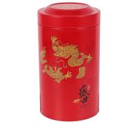 GALPADA Tarro de Té Sellado de Metal Tapa Hermética para Cocina y Almacenamiento de Infusiones, Superficie Lisa y Fácil de Limpiar