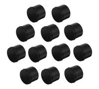 GALPADA Tarros de Aluminio para Cremas 100 Ml, Paquete de 12 Unidades Negras con Tapa Roscada, Envases Rellenables y Portátiles para Cosméticos, Cuidado Personal y Viaje