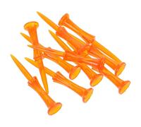 GALPADA Tees de Golf de Plástico Naranja de 83 Mm en Forma de Rueda, 10 Piezas para Alineación Precisa y Estabilidad en Entrenamiento y Campo de Prácticas