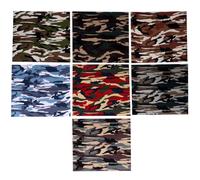 GALPADA Tela de Algodón con Estampado de Camuflaje, Tonos, 25x25 Cm, para Manualidades Diy, Patchwork y Costura Artesanal, Accesorios de Bricolaje, Tela Hecha a Mano para Adornos