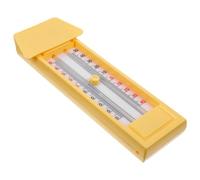 GALPADA Termómetro para Jardín Exterior Registro de Temperatura Máxima y Mínima, Escala en °c y °f, Carcasa Abs Resistente, Adecuado para Invernaderos y Monitoreo Ambiental