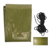 GALPADA Tienda de Campaña de Emergencia Plegable para Acampar, Manta Térmica de Supervivencia de Pet Aluminizado, Ligera y Portátil, Refugio Protector para Senderismo y Actividades al