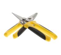 GALPADA Tijeras de Hojalatero 2 Piezas, Herramienta Manual para Corte de Metal, Hoja Recta Acero Inoxidable, Resorte de Rebote Automático, Mango Ergonómico Antideslizante para