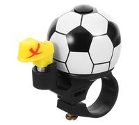 GALPADA Timbre de Bicicleta de Montaña Profesional Diseño de Fútbol | Aleación de Aluminio y Plástico, Tono Claro y Aviso de Seguridad, Uso Exterior, Fácil de Instalar y Quitar