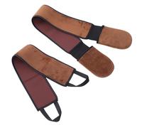 GALPADA Toallas Exfoliantes para Baño 2 Piezas Tira Flocada Aplicador de Loción Autobronceadora para Espalda Cuidado Corporal Uso Personal