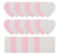 GALPADA Toallitas Desechables para Remover Pegamento de Extensiones de Pestañas Algodón Ultrasuave sin Pelusa 4 Cajas Formas Cuadrada y Corazón y Rosa Limpiador Profesional para