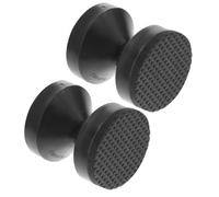 GALPADA Tope de Cabecero Ajustable para Cama y Mueble, Plástico Negro