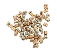 GALPADA Topes de Cable de Freno y Acelerador de Cobre 6X6 MM 30 Unidades sin Soldadura para Mini Quads Atv Motos Todoterreno y Reparación de Cables en Exteriores