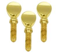 GALPADA Tornillo de Mástil de Saxofón Metálico Dorado, 3 Piezas, Accesorio para Saxófono Curvo, Repuesto Compatible para Saxofones, Uso Profesional en Instrumentos de Viento