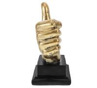 GALPADA Trofeo de Resina Gesto de Pulgar hacia Arriba, Pequeño y Ligero, Decoración para Trofeo de Fiesta y Celebración, Accesorio Versátil para Premios Deportivos y Eventos