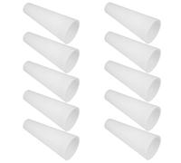 GALPADA Tubo De Hilo De Lana 10 Tubos De PVC Con Forma Cónica Para Manualidades Y Uso En Máquina Bobinadora