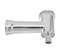 GALPADA Tubo para Picadora de Carne Eléctrica de Aleación de Aluminio Accesorio de Repuesto para Embutidora de Salchichas Diseño Fácil Instalación Uso Doméstico y Procesamiento de