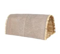 GALPADA Túnel para Hámster y Conejillo De Indias Tejido a Mano Paja Natural, Tamaño L, Cama Cómoda y Transpirable para Dormir, Juguete y Refugio para Pequeñas Mascotas