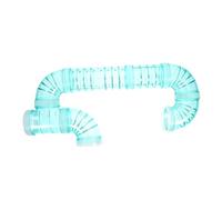 GALPADA Túneles y Tubos para Hámster De Plástico, Conector De Laberinto DIY, Tamaño Mediano, Azul Claro, para Jaula Externa, Accesorios para Pequeñas Mascotas y Juego De Exploración