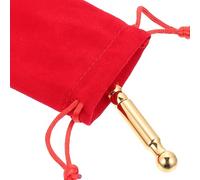 GALPADA Varilla de Latón para Masaje de Puntos de Acupuntura, Herramienta de Reflexología para Estimular Músculos y Aliviar, Masajeador Manual para Cuerpo y Pies