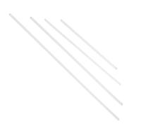 GALPADA Varillas Agitadoras de Vidrio Sólido Transparente 12 Piezas Cabeza Redonda Tamaños 150-300 MM Barras Agitadoras para Laboratorio y Mezcla de Líquidos