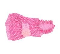 GALPADA Vestido de Perro de Verano de Encaje Algodón Cómodo y Fácil de Colocar para Caminata y Ocasión Especial Tamaño XL Color Aleatorio