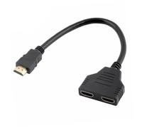 GALPADA Video Splitter Divisor de Señal sin Pérdida para Monitores Duales Compatible con Tv Dvd y