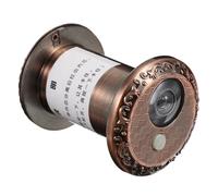 GALPADA Visor de Puerta Antirrobo con Mirilla Gran Angular y Timbre Integrado Mirilla Metálica para Seguridad Hogar Oficina y Hotel Fácil Instalación y Diseño Práctico