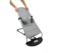 GalPat Baby Funda Hamaca alcochada Compatible Babybjorn y GalPat Baby - Asiento Hamaca Plegable - Algodón Antialérgico 100% Natural - Color Gris