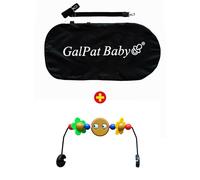 GalPat Baby Juguete para Hamaca - Arco de Juguete con Juegos para Hamaca - Compatible con Hamaca Babyjorn y GalPat Baby Contiene Juguete Musical y sonajeros para tú bebé (Arco + Bolsa)