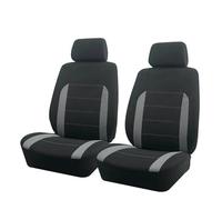 GALSOR 4 Uds./9 Fundas Universales De Poliéster para Asientos Coche, Color Rojo/Gris/Azul, Aptas para La Mayoría Los Accesorios Fundas Asientos Coche(AD9305-2F-Gray)