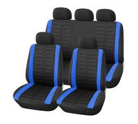 GALSOR Bufanda Funda para Asiento De Coche Premium para La Mayoría Los Asientos Gris/roja/Azul/Beige Adecuada Fundas Asientos Coche(Blue Seat Cover)