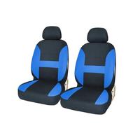 GALSOR Fundas De Asiento Coche Universales para La Mayoría Coches SUV Camiones Y Furgonetas Protector Poliéster Par Delantero Fundas Asientos Coche(Blue 2 Pieces)