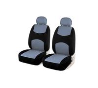 GALSOR Fundas Universales para Asientos De Coche Camión SUV Furgoneta 2 Plazas Protector Delantero Par Poliéster Fundas Asientos Coche(Gray 2 Pieces)